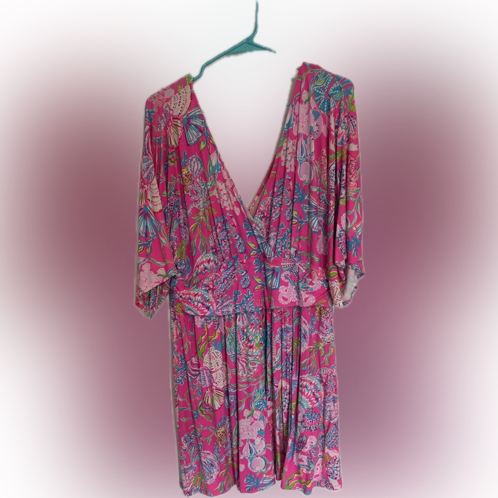 Vibrant Floral V-Neck Parigi Romper - Picture 2 of 4